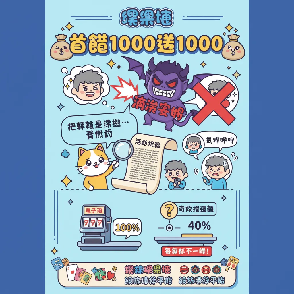 首儲1000送1000優惠：如何輕鬆達成流水要求並順利出金