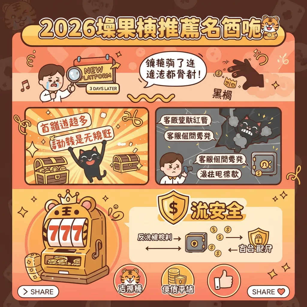 2026娛樂城推薦名單：如何避開黑網並挑選優質線上博弈平臺