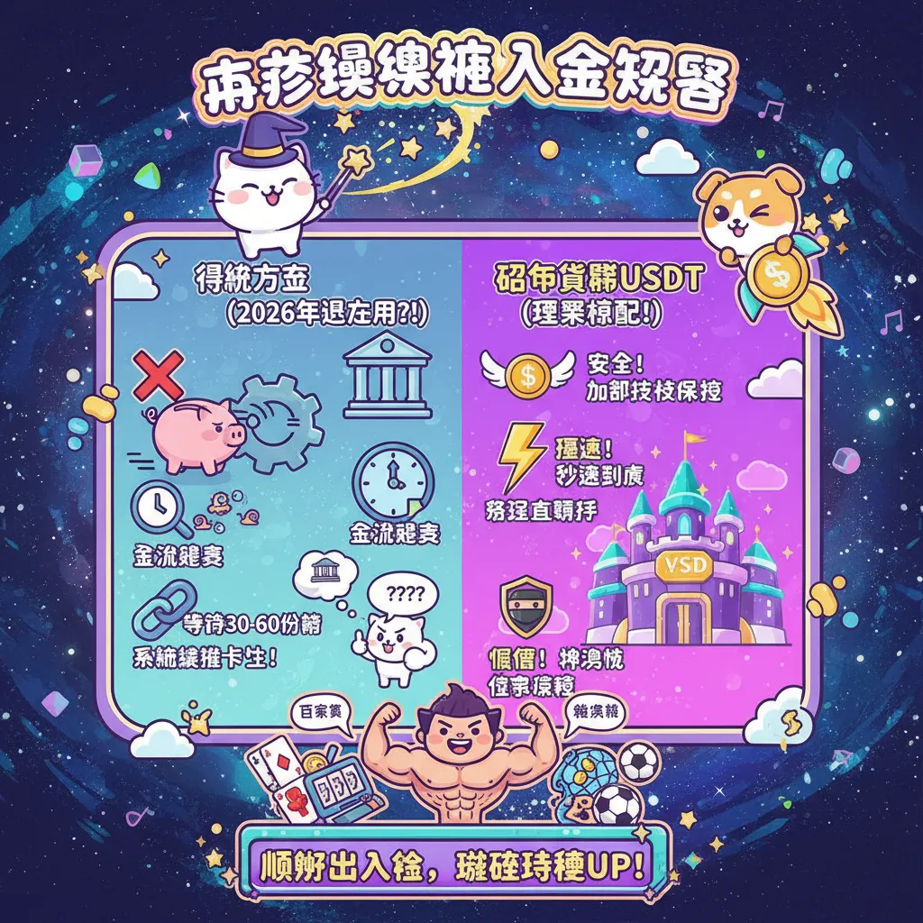 利用加密貨幣玩博弈娛樂城，USDT入金更安全